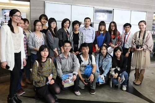 澳科大人文艺术学院学生参观澳广视