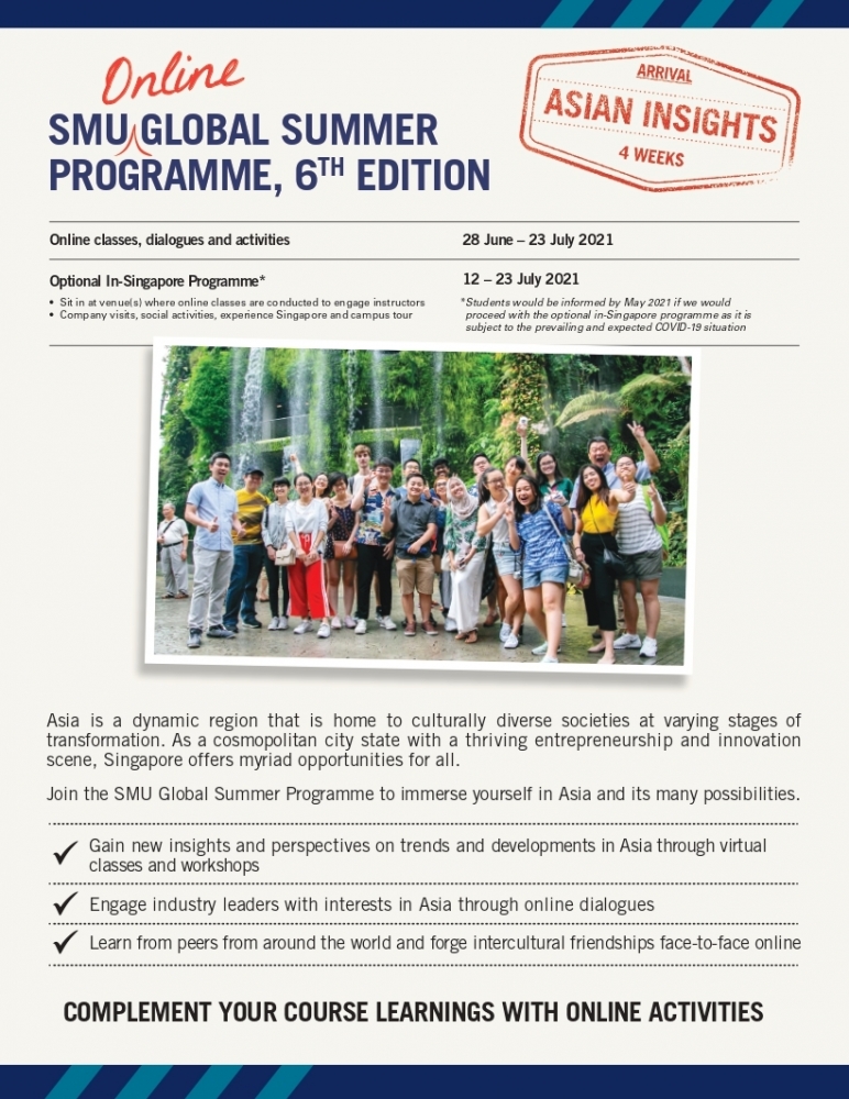 SMU Global Summer Programme 2021