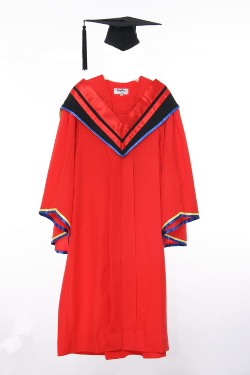 Sinknap 1 Set Graduation Gown Hat Tassel Zipper V Neck Loose Solid Color  2023 High School Bachelor Academic Dress Student Supplies | Fruugo TR