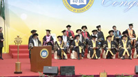 Clip for master degree conferment