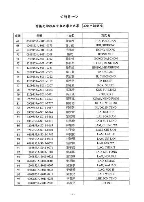 有关结核病普查