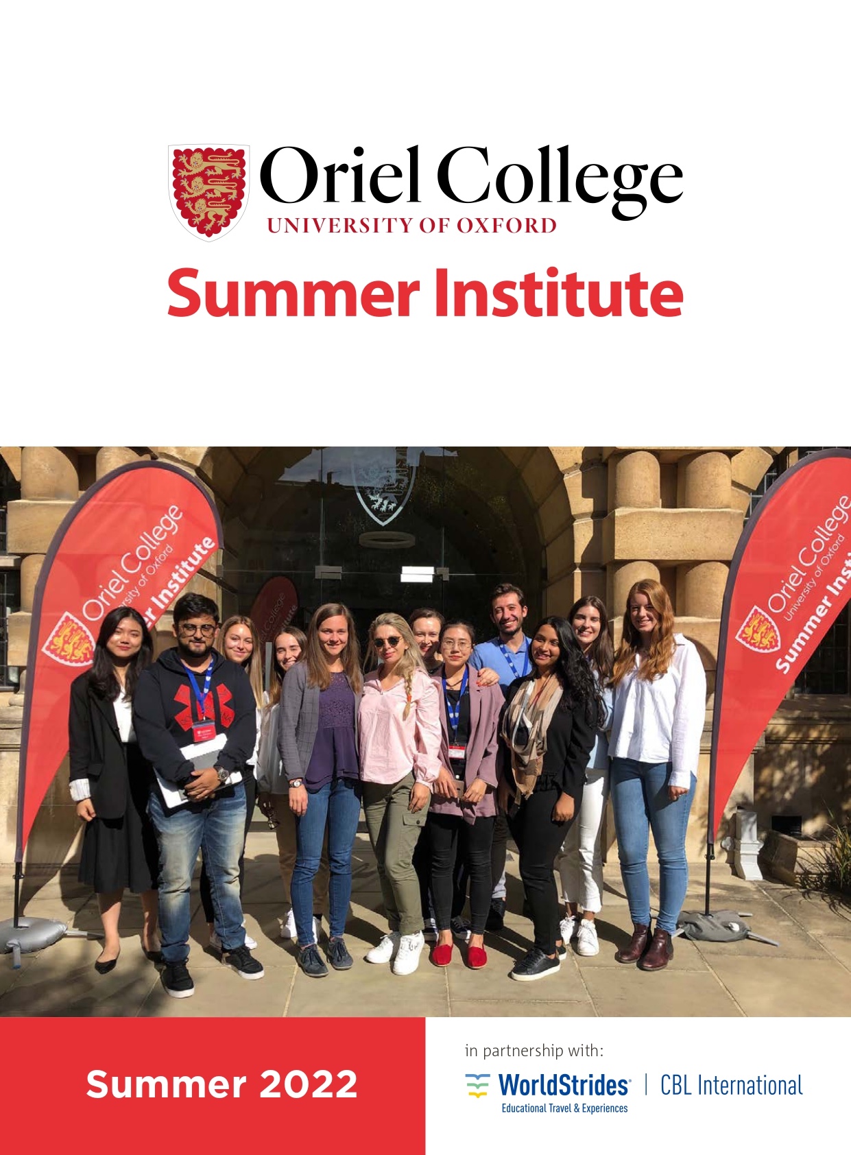 Oriel College Summer Institute Summer 2022