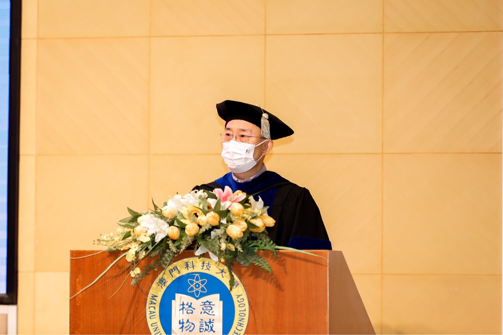 资讯科技学院院长张渡讲座教授致词
